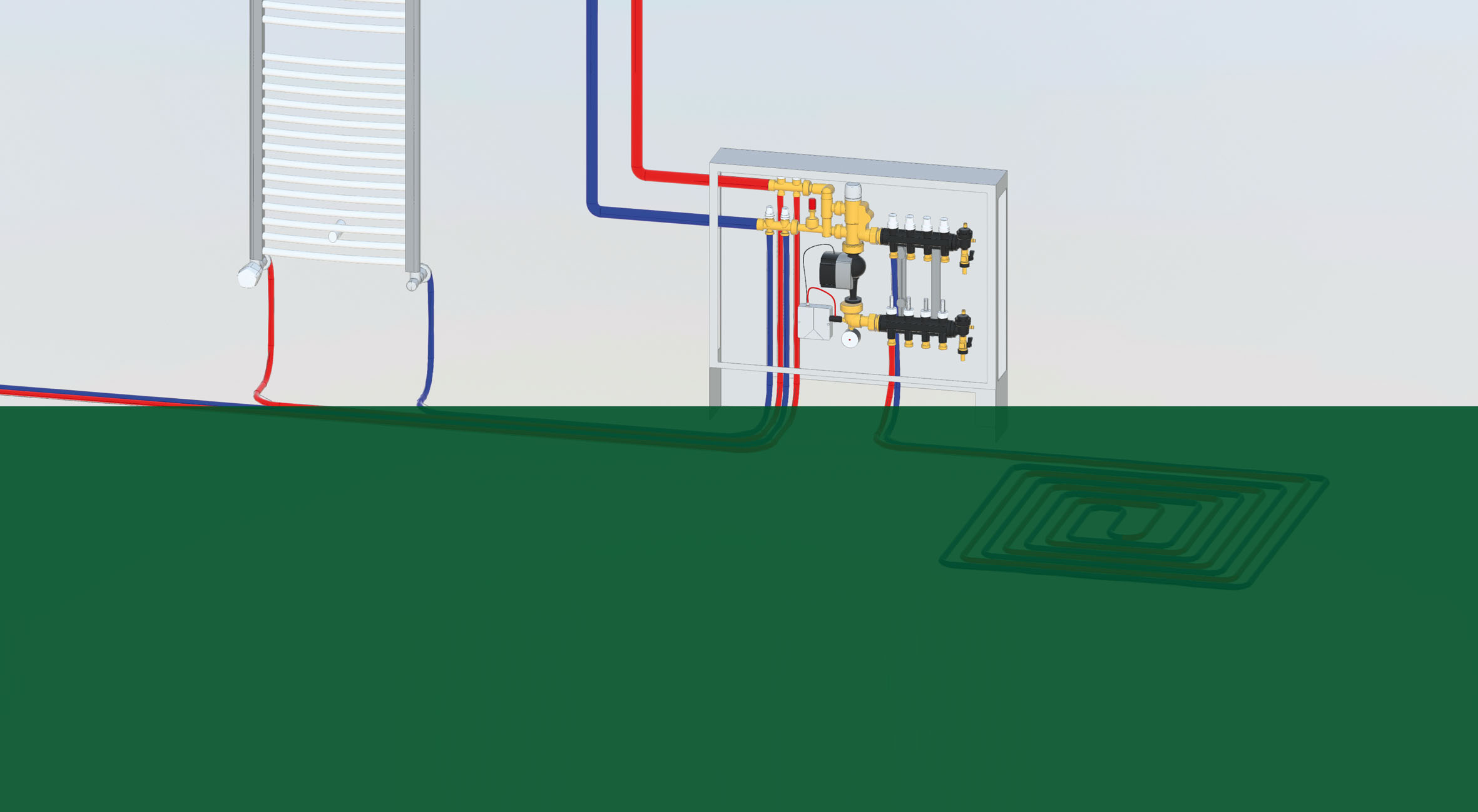 辐射采暖/制冷系统元件
